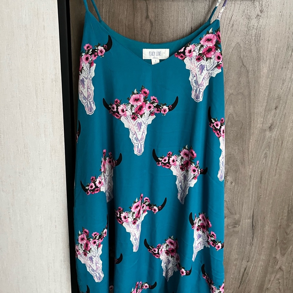 Cow skull swing dress